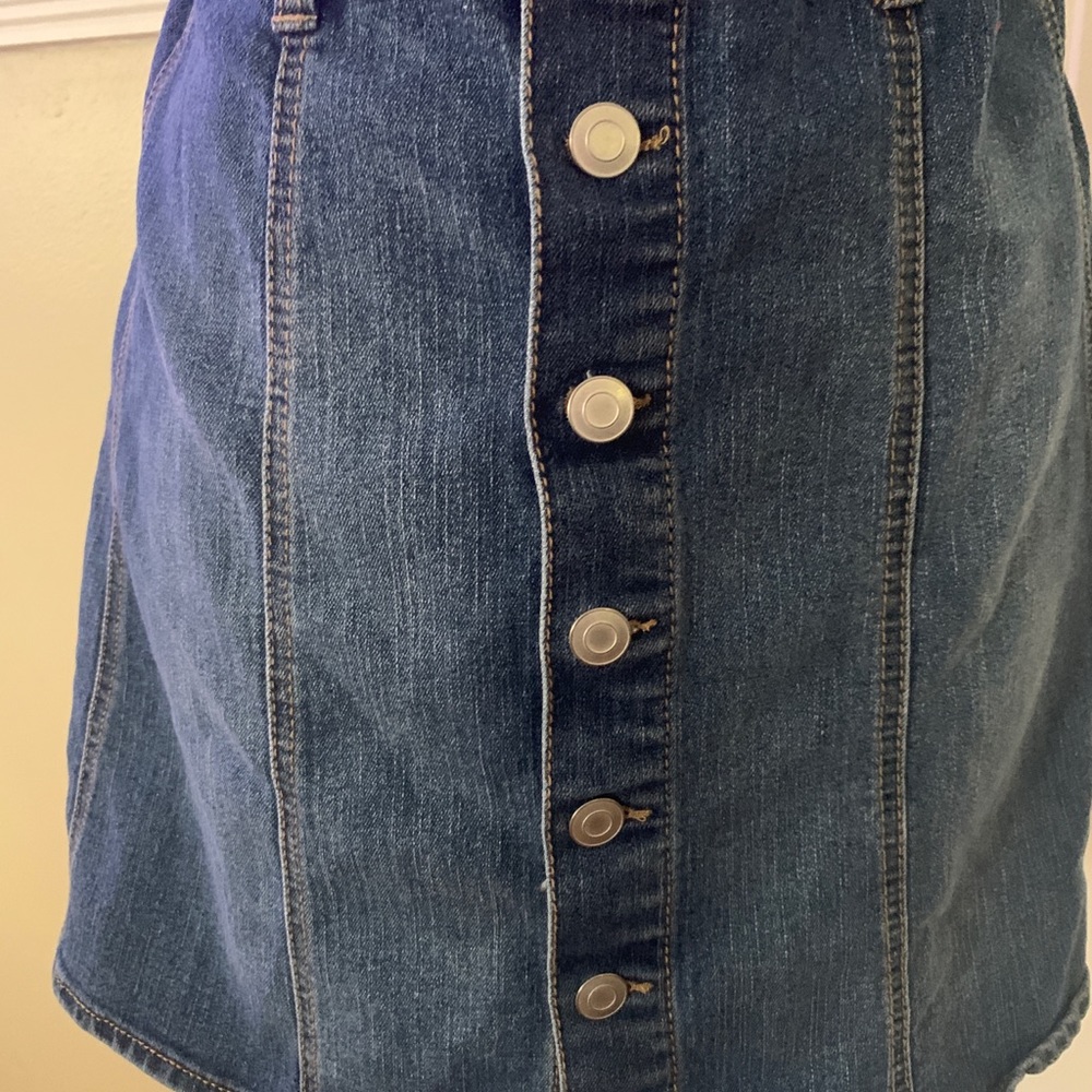 Love Fire jean skirt 🐰 - Picture 3 of 4